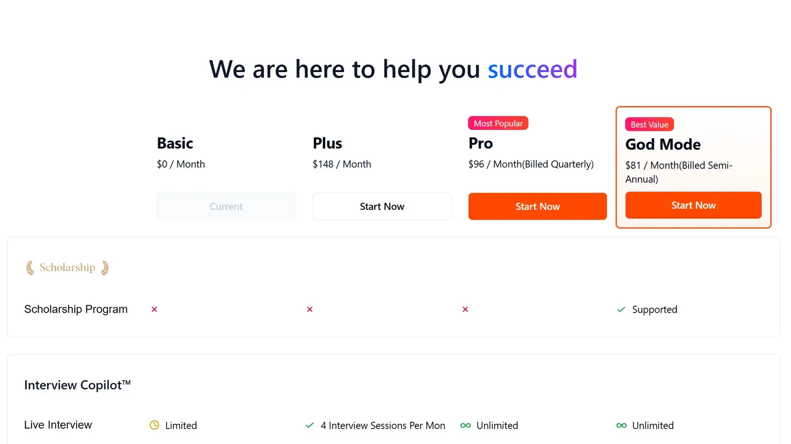 Final Round AI pricing page
