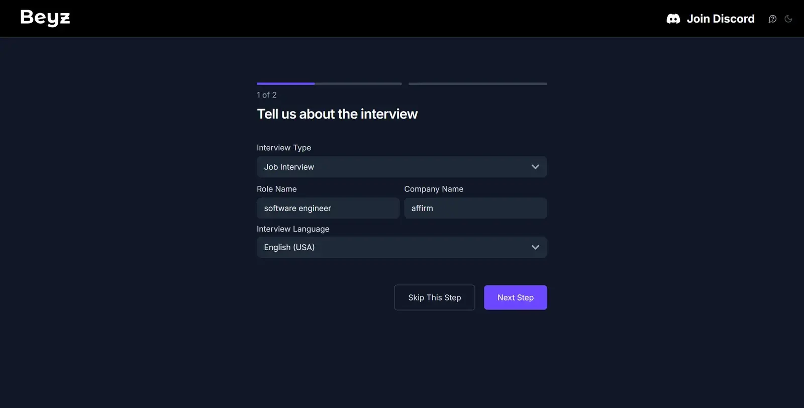 Beyz AI setup
