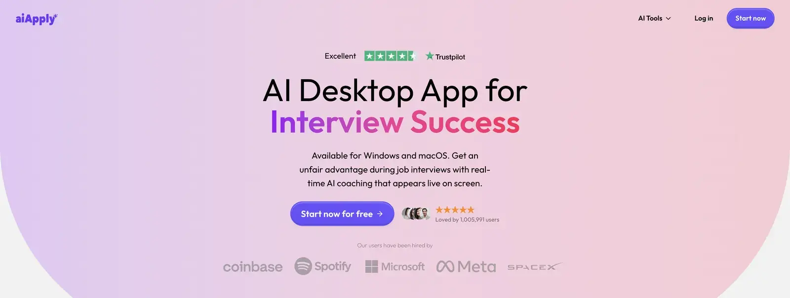 AI Apply homepage