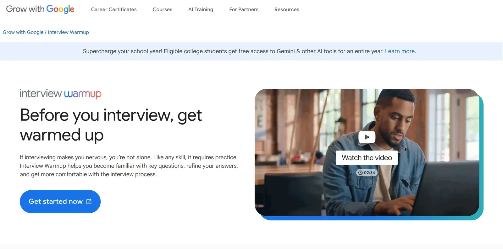 Google Interview Warmup